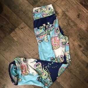 💜💜Ku Lun fancy silk pants